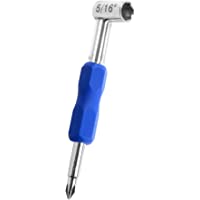 MusicNomad Premium Truss - Llave de carraca (5-16&quot-- incluye destornillador magnético)